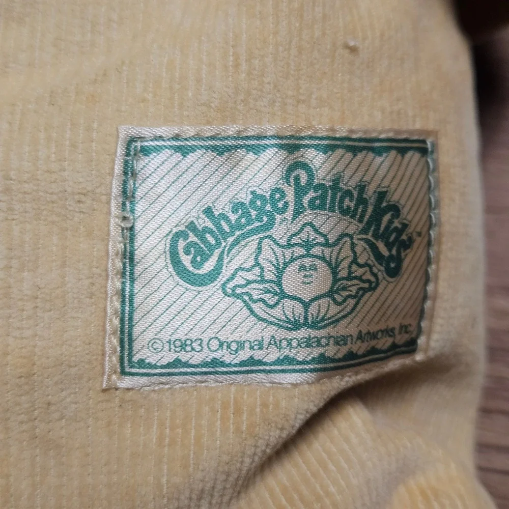 Vintage 1983 Cabbage Patch Boy Doll 16